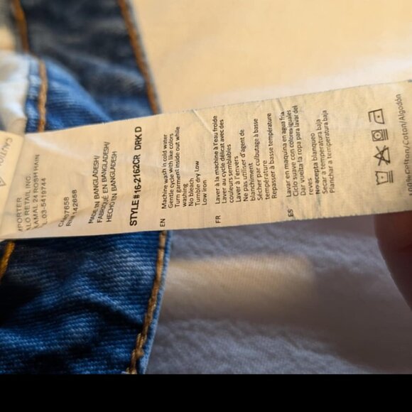 NWT Refuge Boyfriend Denim Jeans Size 0 - Picture 7 of 8